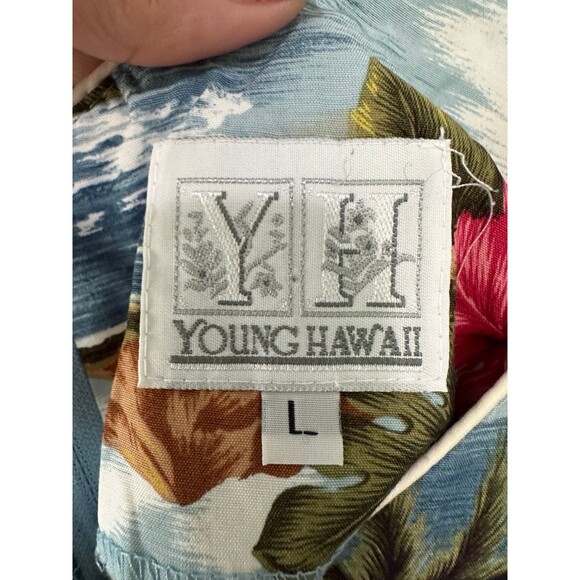Young Hawaii Rare Vintage Hawaiian Tropical Nostalgic Island Style Shift Dress L - Picture 4 of 5